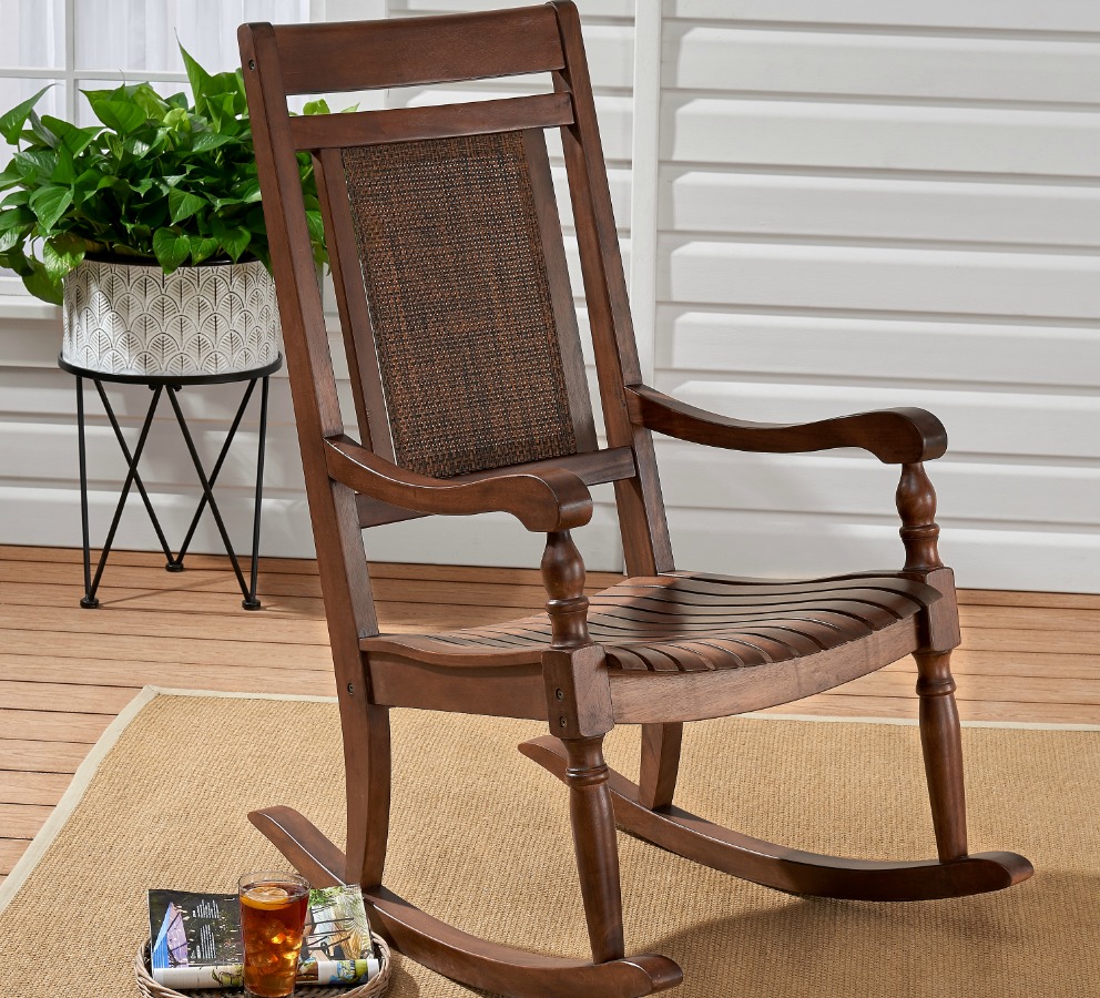 rocking chair on porch 