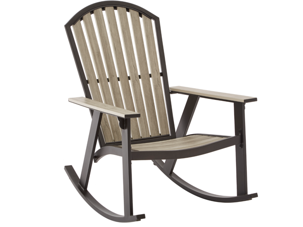 Mainstays Springview Hills Resin Outdoor Adirondack Rocking Chair