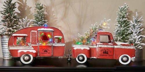 Pre-Lit Vintage Metal Christmas Truck, Van & Camper Have Arrived at Sam’s Club | High Chance of Selling Out