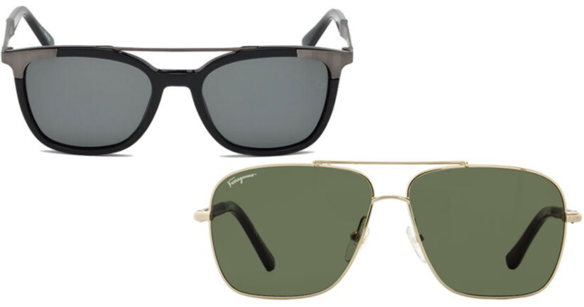2 pairs of mens designer sunglasses