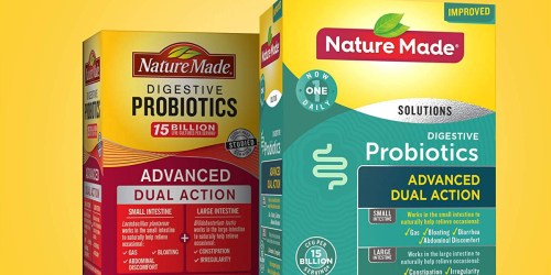 Nature Made Probiotics 30-Count Bottle Only $11.25 Each Shipped at Amazon (Regularly $25) + More