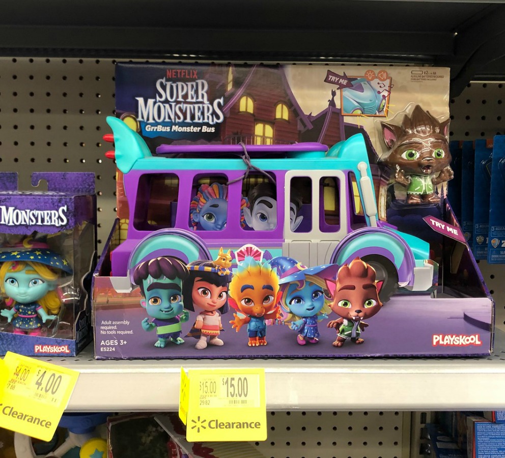 super monsters bus walmart