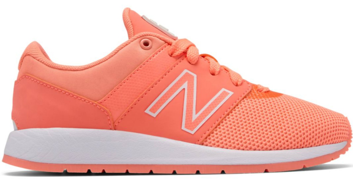 pink New Balance girls shoe