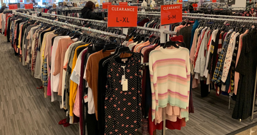 The clearance area in a Nordstrom Rack store Stock Photo - Alamy
