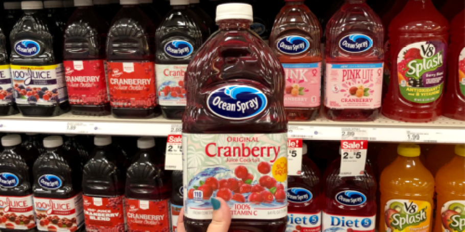 Ocean Spray Cranberry Juice Just $2.39 at Target