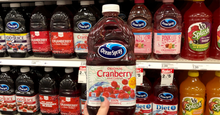 Ocean Spray Cranberry Juice Just $2.39 at Target