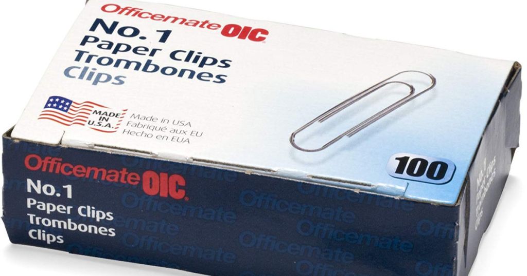 Officemate paper clips