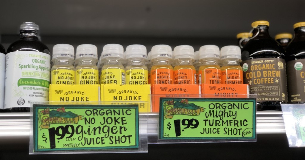 trader joes organic juice shots