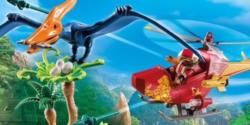 PLAYMOBIL Adventure Copter w/ Pterodactyl Building Set Only $9.99 (Regularly $25)