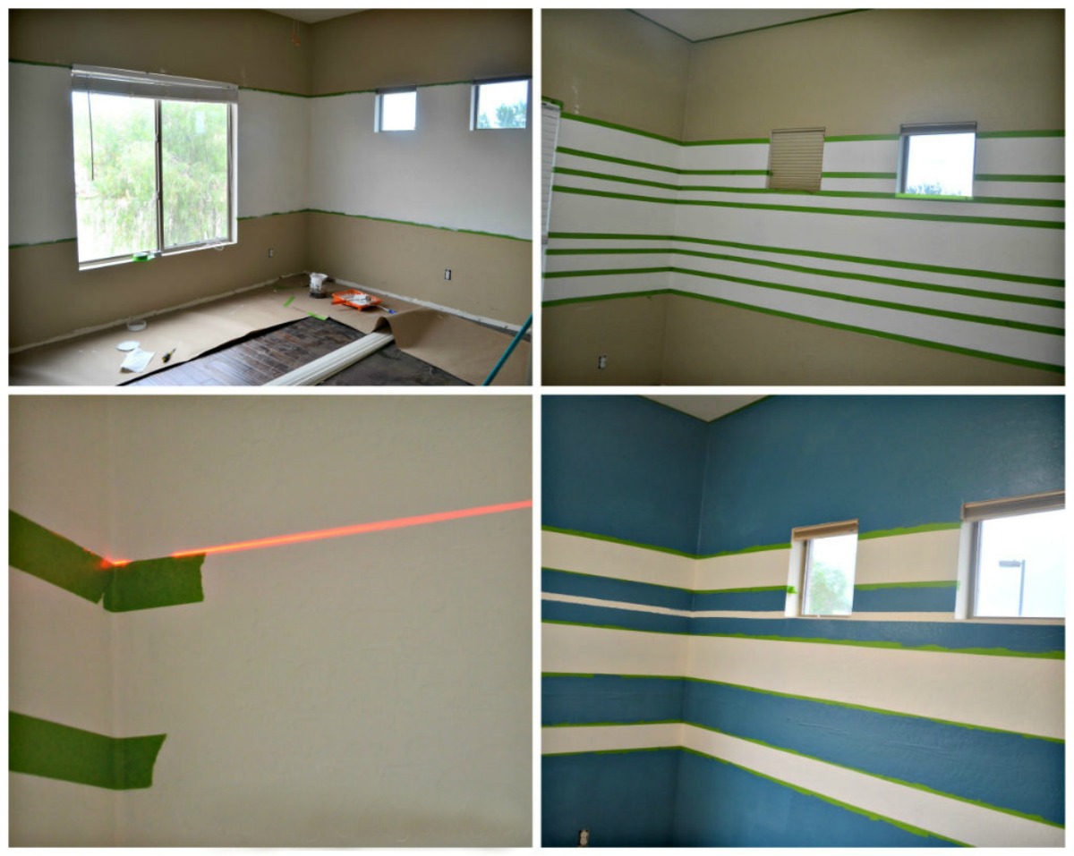 Use Frog Tape to Paint a Fun Accent Wall in Your Home | Easy DIY