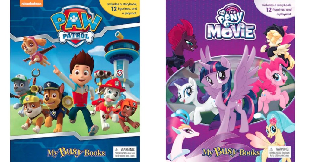 Paw Patrol and My Little Pony Books