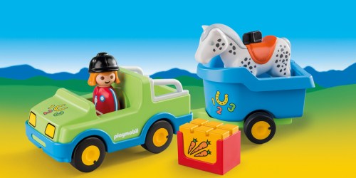 Up to 65% Off PLAYMOBIL Playsets at Walmart.com (Fire Rescue, Horse Stable & More)