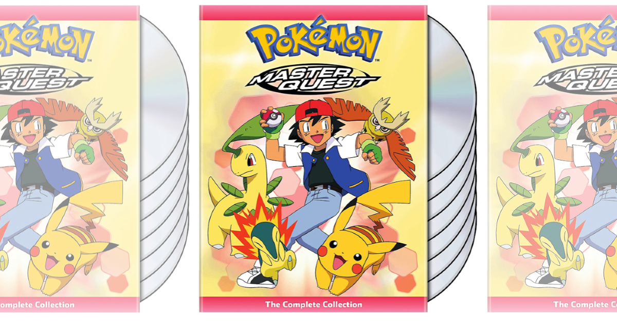 Pokemon Master Quest The Complete 7-Disk DVD Collection Only $11.99 (Regularly $55)