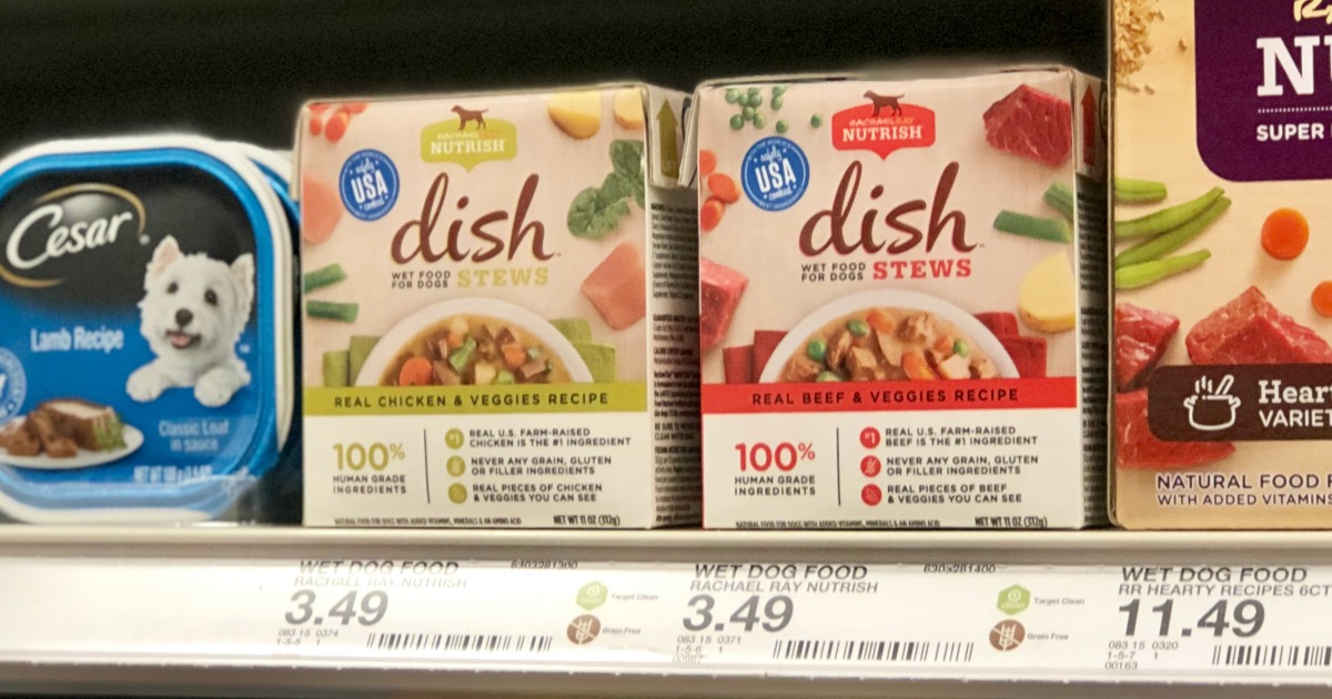 Rachael Ray Nutrish Dish Stews on Target Shelf