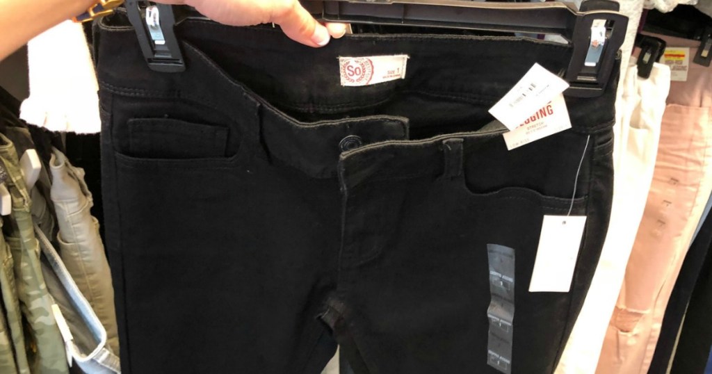 SO Jeans on hanger at Kohl's