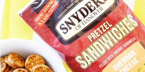 30 Snyder’s Cheddar Cheese Pretzel Sandwich Bags Only $5.67 Shipped on Amazon