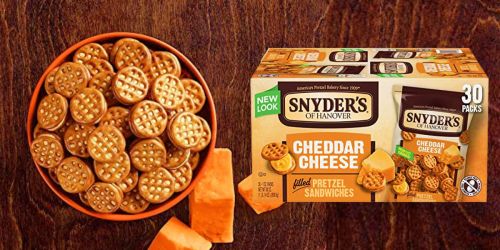 Snyder’s of Hanover Filled Pretzel Sandwiches 30-Count Only $6.54 Shipped at Amazon