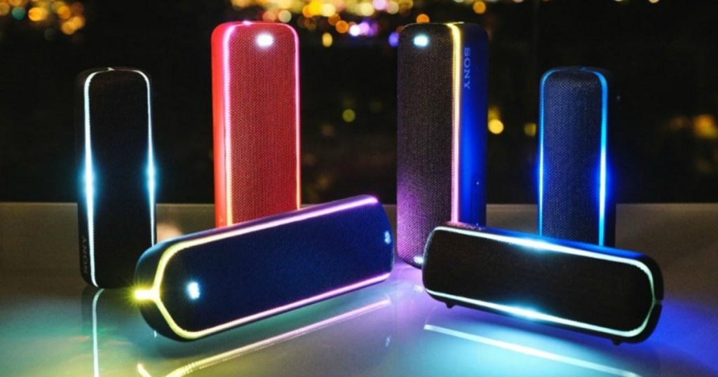 Sony Speakers with lights on