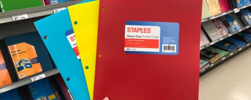 Staples Folders