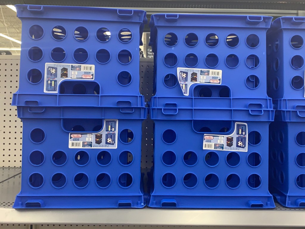 Sterlite Plastic Crates at Walmart