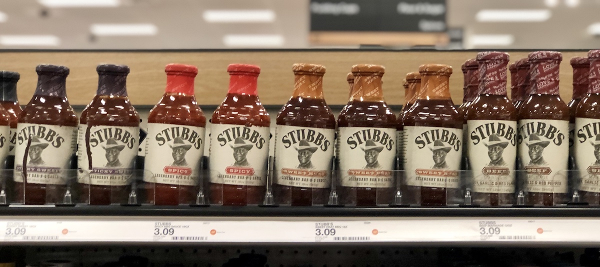 Stubb's Sauces on shelf at Target