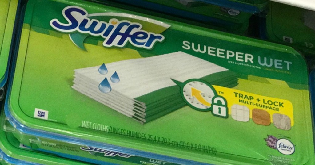 package of wet Swiffer Sweeper Refills