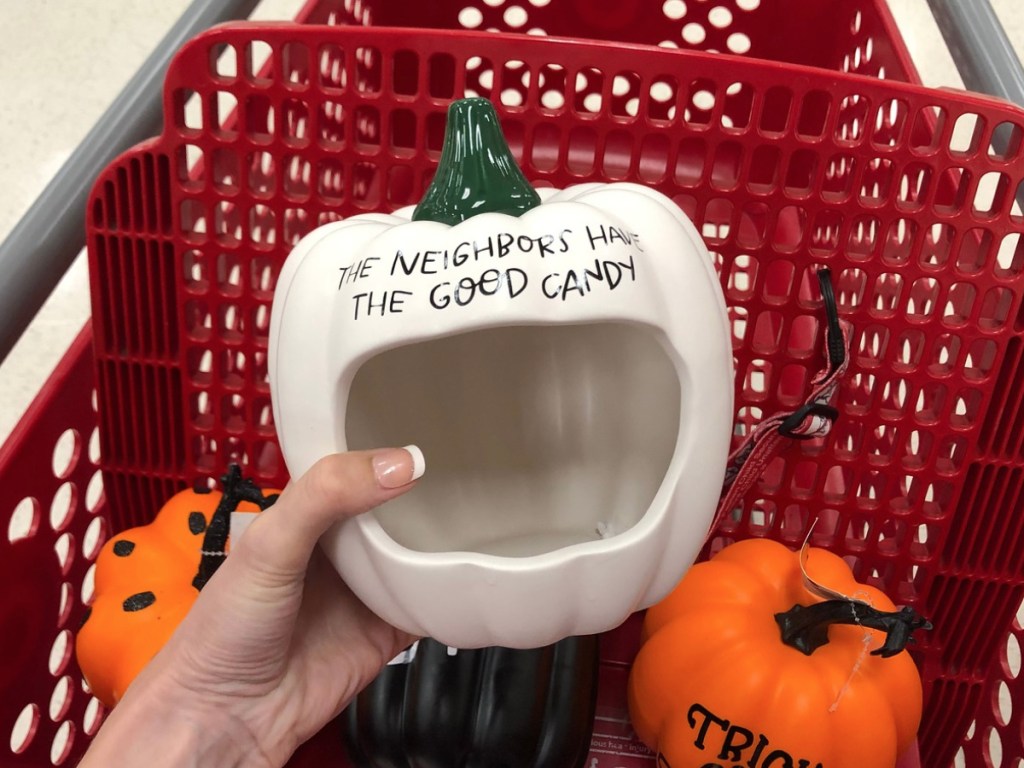 Target White Ceramic Pumpkin