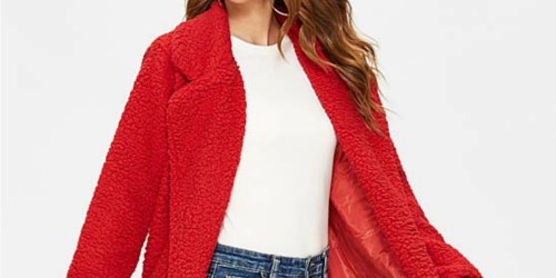 Women’s Sherpa Coats Only $19.99 at Zulily (Regularly $48)