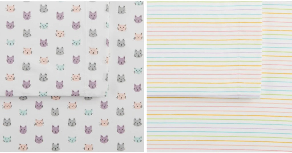 The Big One Striped or Cat Sheets