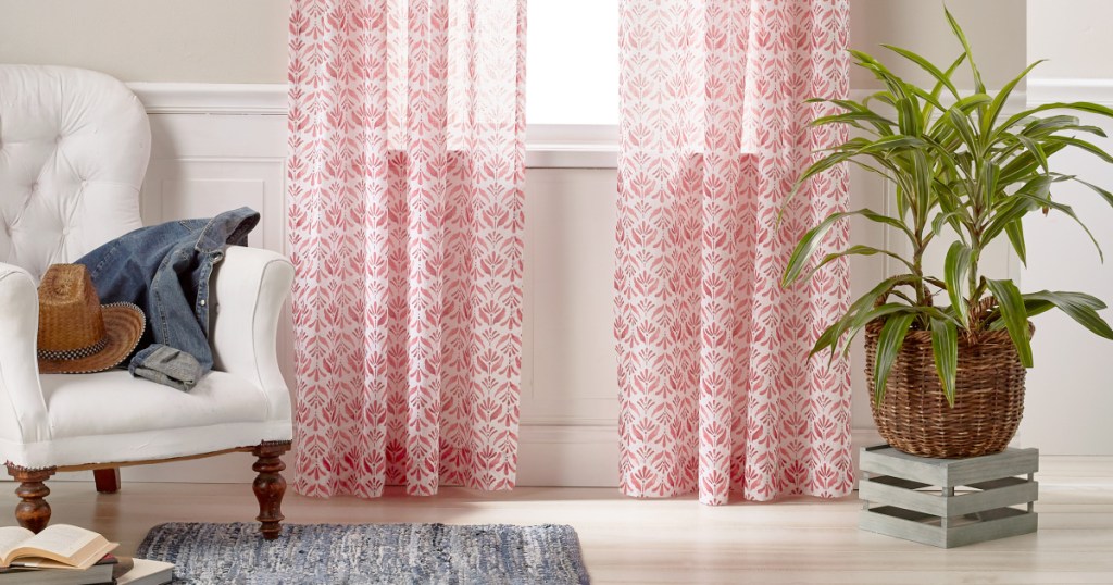 pioneer woman living room curtains