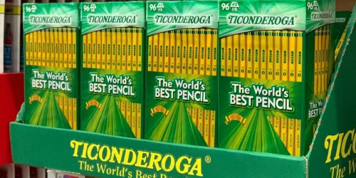 Ticonderoga Pencils 96-Count Box Only $9.50 Shipped on Amazon | Parent & Teacher Fave