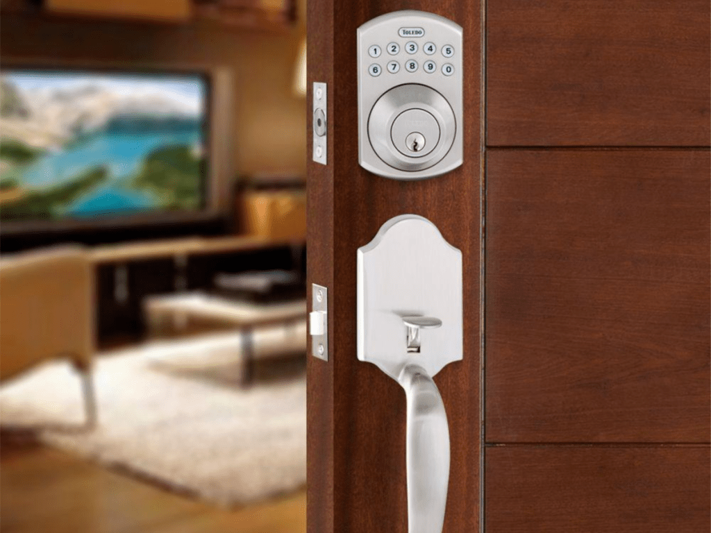 Toledo Fine Locks Electronic Door Handleset