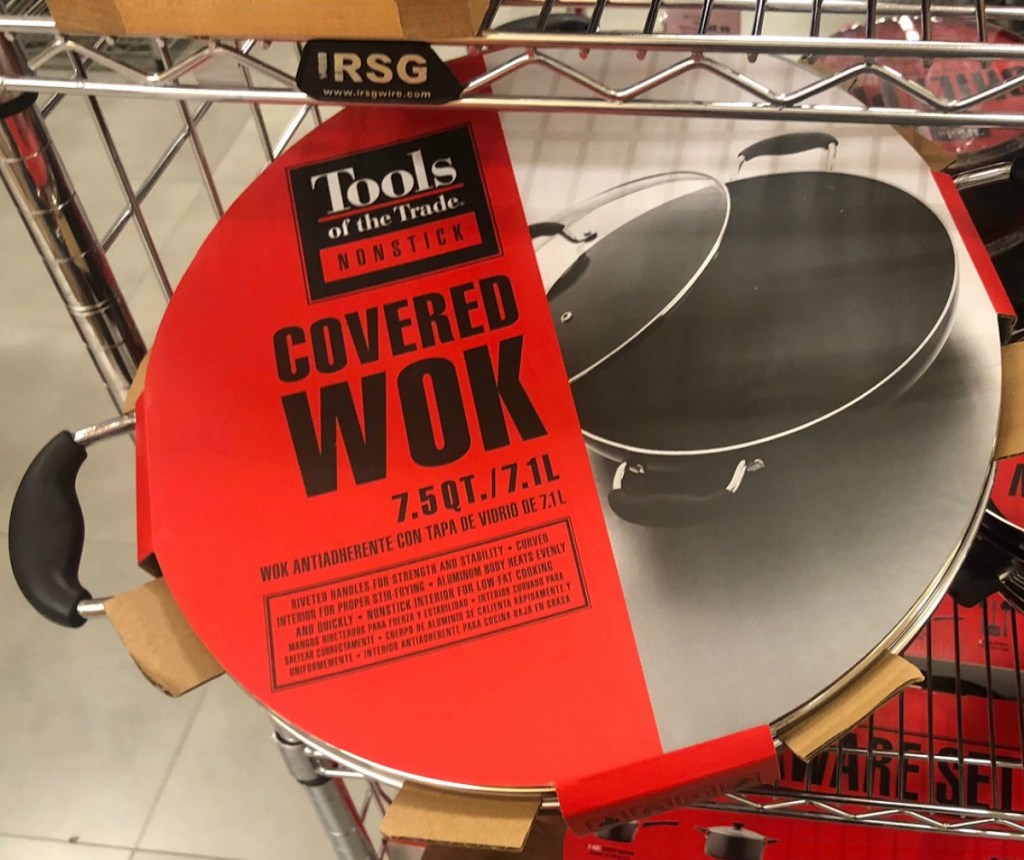 Tools of the Trade 7.5-Quart Covered Wok from Macy's in package in store
