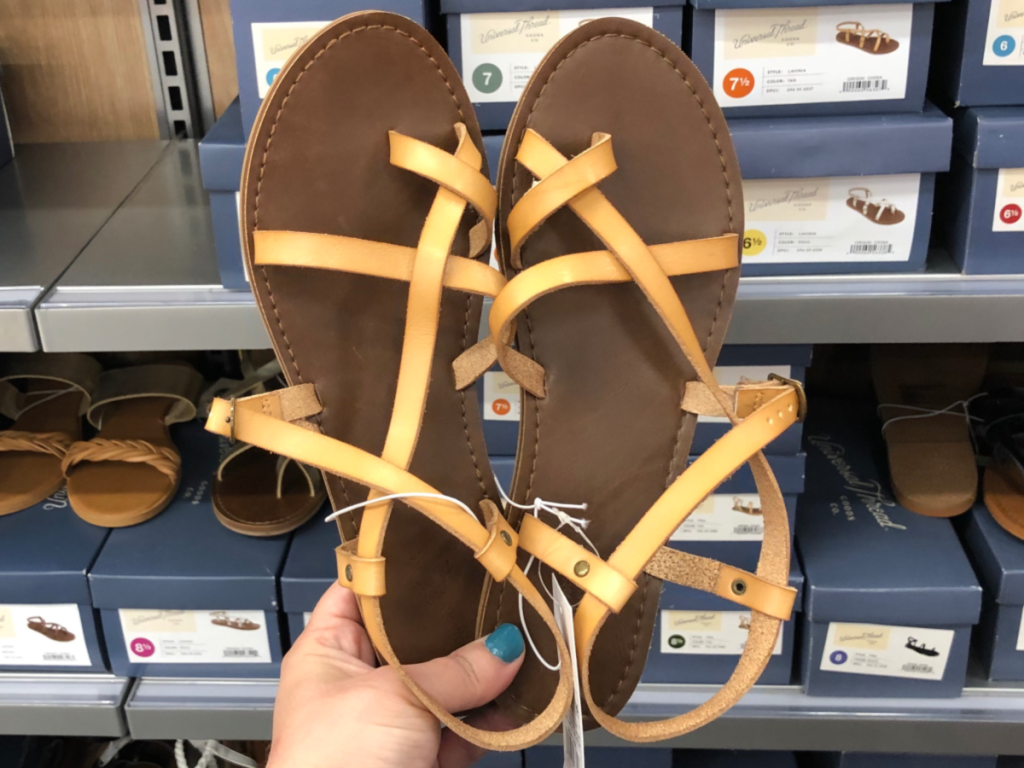 Universal Thread Women's Lavinia Toe Wrap Thong Sandals in Target