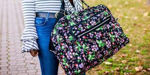 Up to 75% Off Vera Bradley Travel Bags, Wristlets, & More + Free Shipping