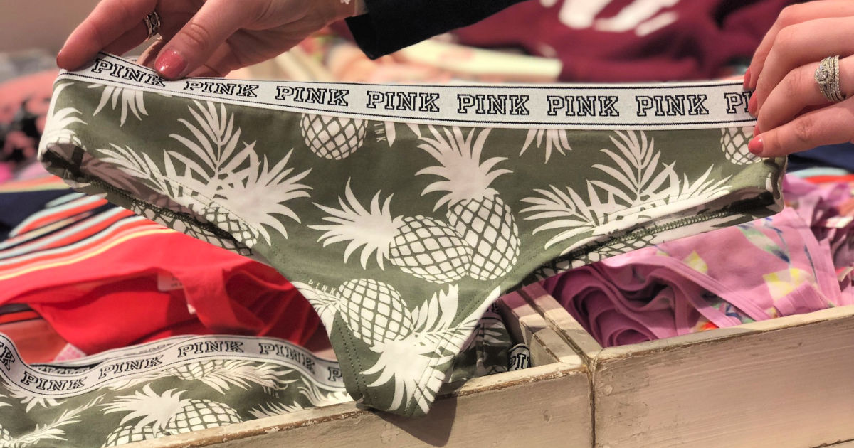 pineapple victoria's secret pink panties