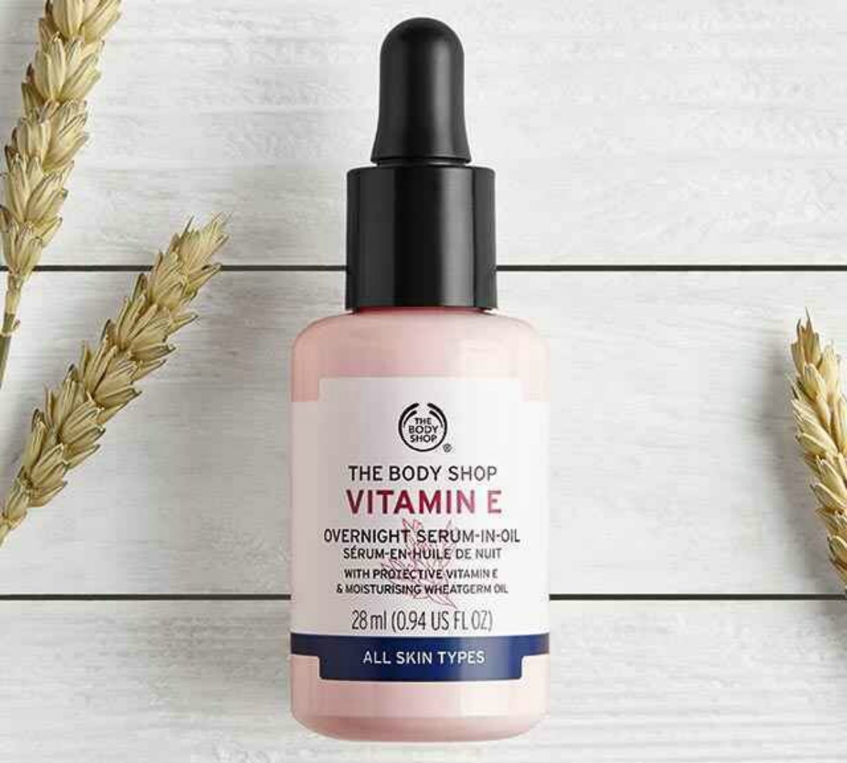 The Body Shop Vitamin E 0.9oz Overnight Serum-in-oil