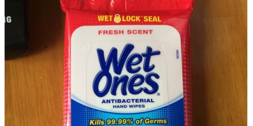 Wet Ones Antibacterial Hand Wipes 600-Count Only $18.96 Shipped at Amazon