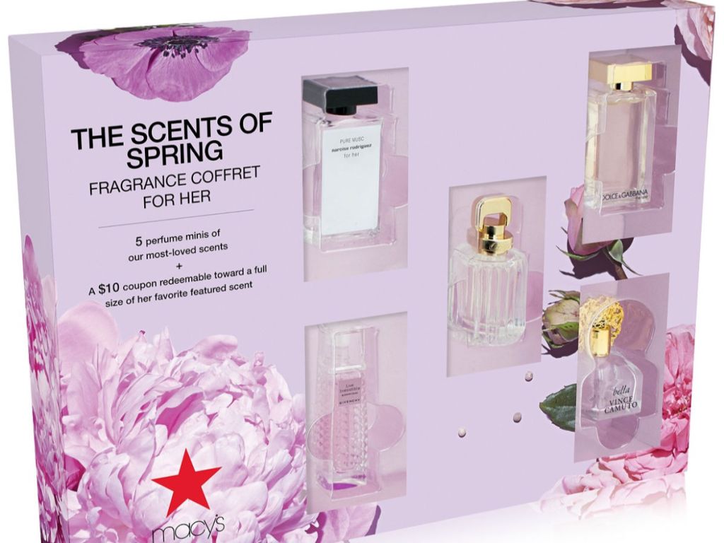 Women's 5-Piece The Scents Of Spring Fragrance Gift Set For Her in box