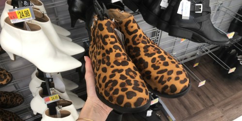 New Leopard Print Women’s Booties & Sneakers at Walmart | Fun for Your Fall Wardrobe