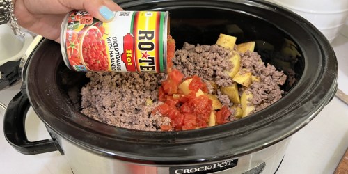 Love Easy Weeknight CrockPot Meals? Try Cowboy Supper Using Pantry Staples!