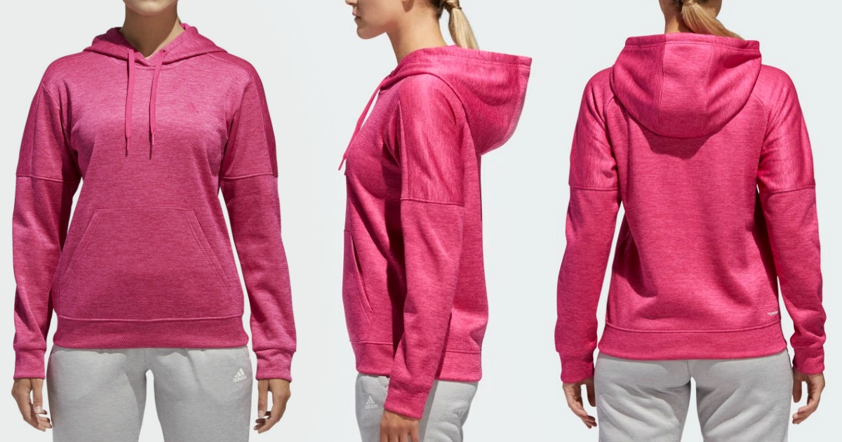 adidas hot pink hoodie