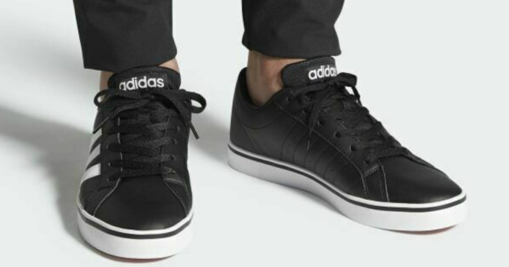 adidas brand Men's shoes in black and white