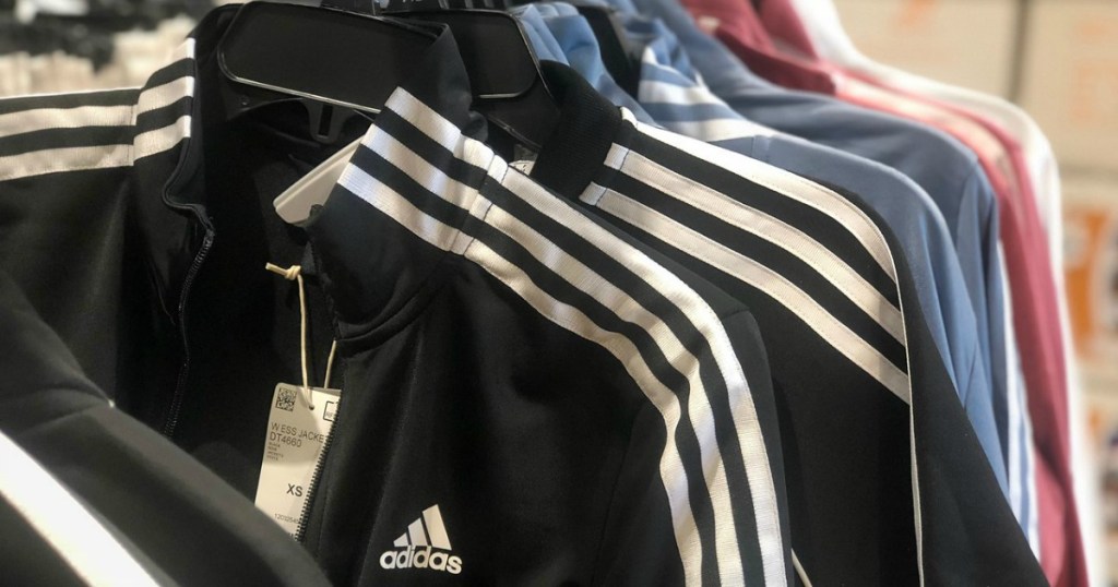 adidas jackets on hangers