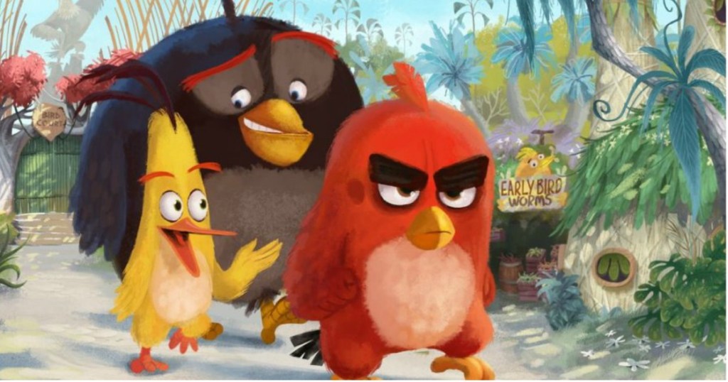 screen shot from angry birds 2 movie