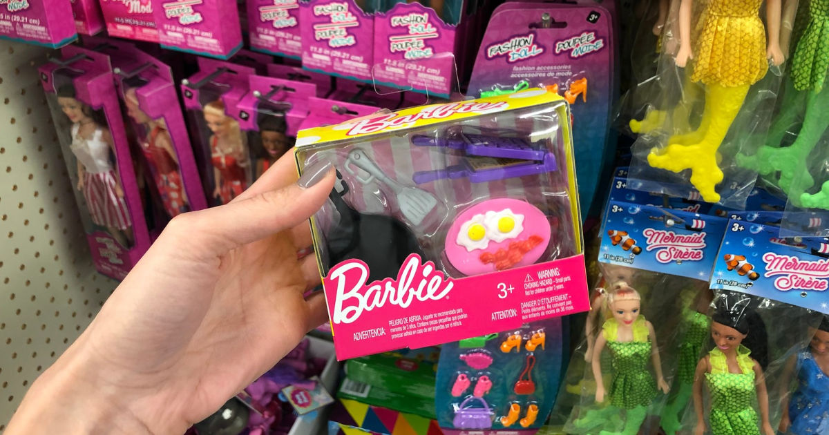 Barbie Accessory Sets Available at Dollar Tree