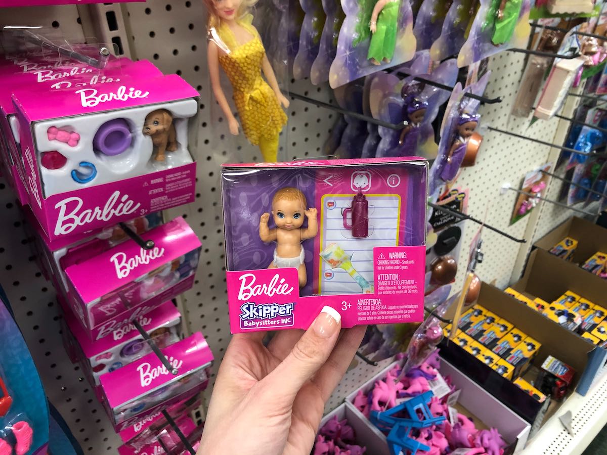 Barbie Skipper Set with a baby, bottle and diaper