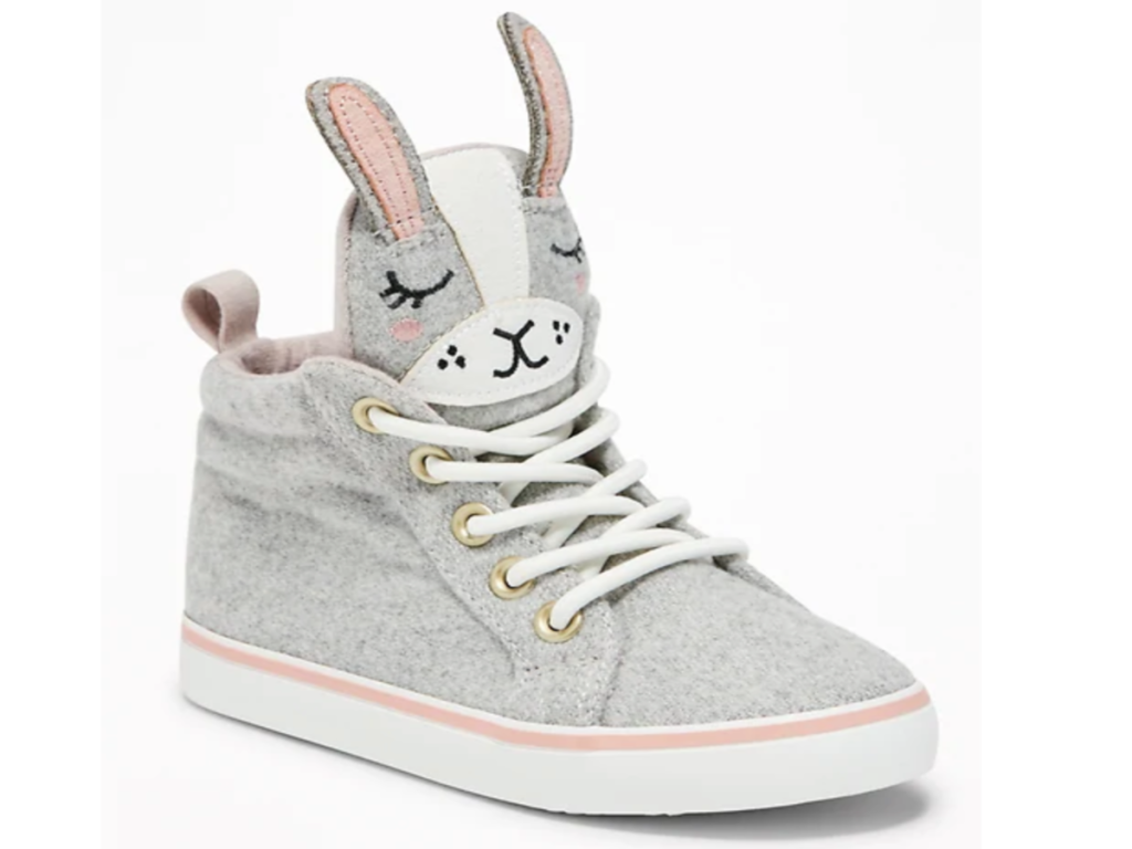 bunny high top tennis shoes old navy