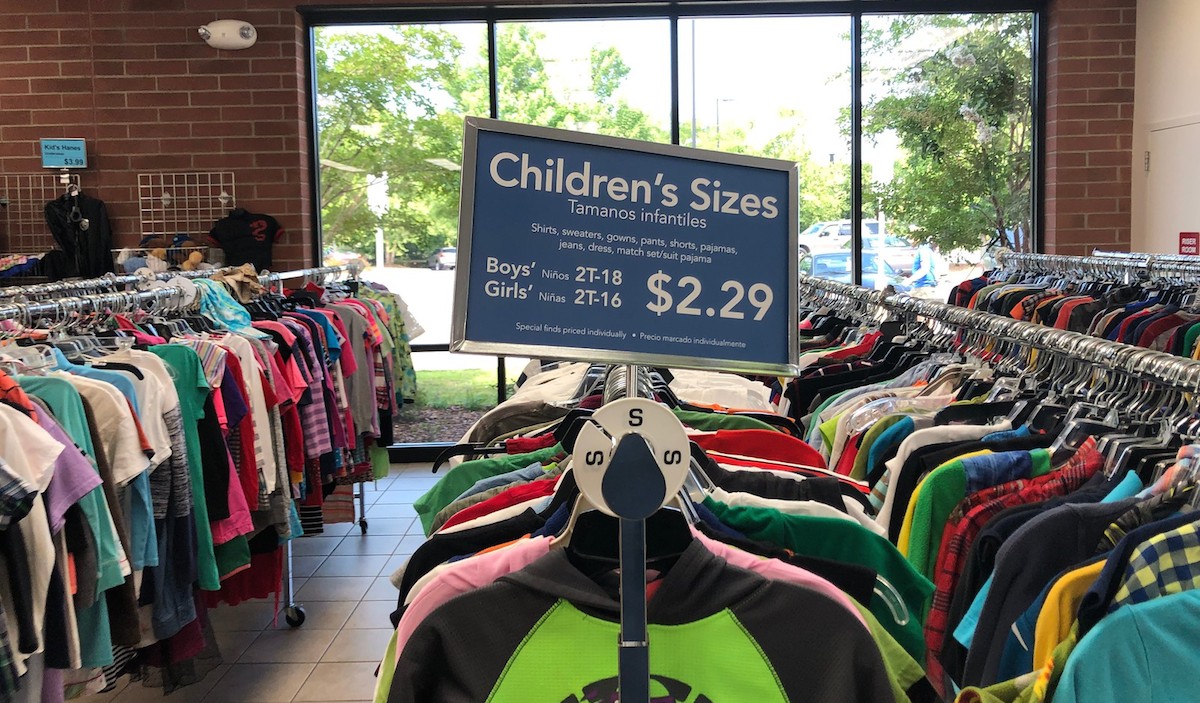 baby clothes thrift stores near me