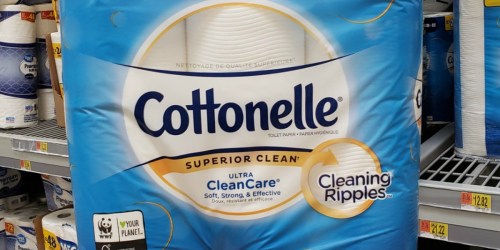 Cottonelle Toilet Paper 24-Rolls Only $10.50 on Walgreens.com